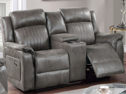 Contemporary Living Room Set, Horizontal And Vertical Tufting