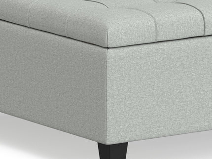Harrison - Coffee Table Storage Ottoman Lift Top - Stone Gray