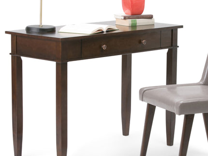 Carlton - Home Office Desk - Dark Tobacco Brown