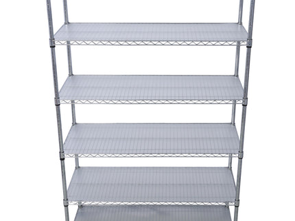 6 Tier 6000Lbs Capacity Nsf Metal Shelf Wire Shelving Unit, Heavy Duty Adjustable Storage Rack With Wheels & Shelf Liners For Commercial Grade Utility Steel Storage Rack
