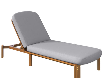 Outdoor Chaise Lounge With Adjustable Backrest