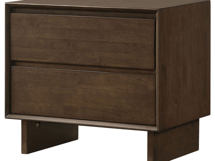 Hemlock - 2 Drawer Nightstand Bedside Table - Brown