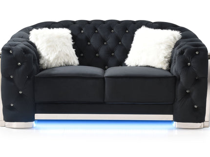 Loveseat With Flared Arms