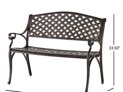 Spencer - Cast Bench - Copper