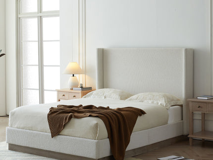 Hale - Upholstered Wingback Bed