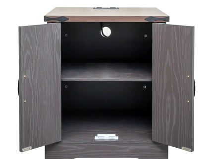 Nightstand With Adjustable Shelf