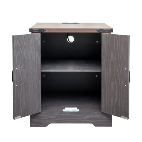 Nightstand With Adjustable Shelf