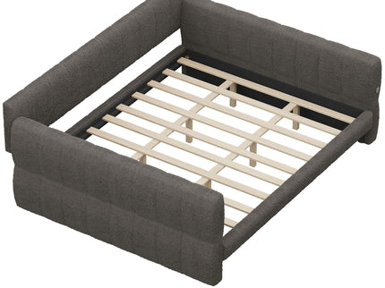 Upholstered Platform Bed With USB Charging