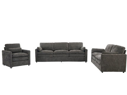 Cozy Upholstered Sofa Set For Living Room