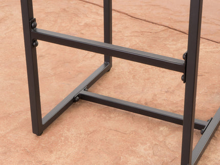 Outdoor Barstool With Hand Crafted Details (Set of 2)