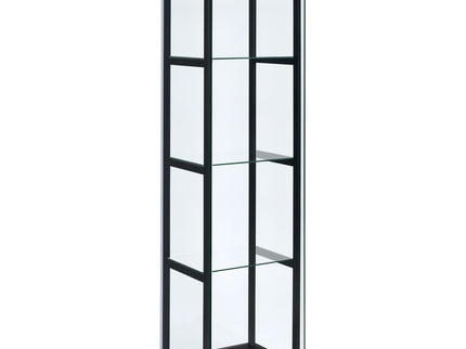 Serena - 4 Shelf Curio Cabinet - Black