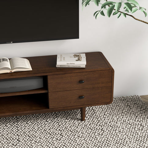 Alexa - TV Stand - Dark Brown / Wood