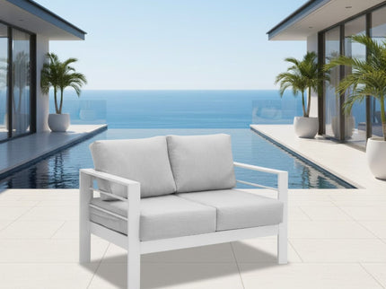 Patio All-Weather Loveseat With Thick Cushions