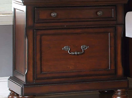 3 Piece Bedroom Set, Bed With 2 Nightstands