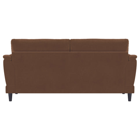 Dania - Sofa With Tufted Arms - Rust
