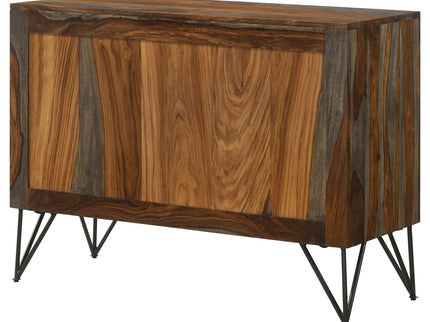 Komomo - 1 Adjustable Shelf Accent Cabinet - Gray