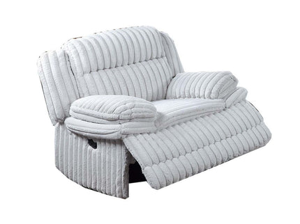 Contemporary Manual Motion Glider Recliner Chair With Padded Armrests And Smooth Rocking Function