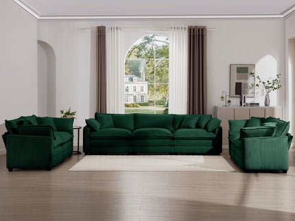 Elegant Oversized Sectional Sofa Set With Deep Seats And Flexible Layout