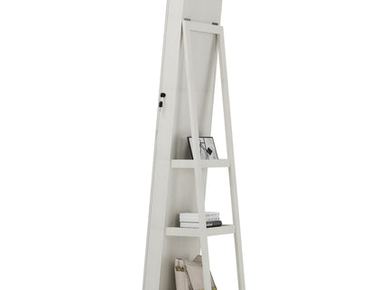 Swivel Jewelry Cabinet With Full Length Mirror
