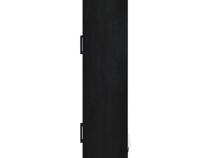 Shayne - 4 Door Display Cabinet With LED Lighting - Black