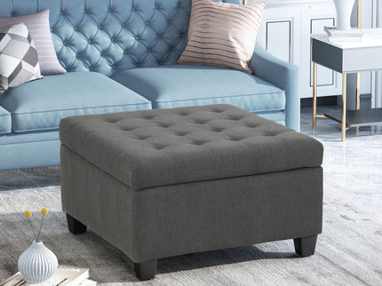 Isabella - Contemporary Ottoman With Storage