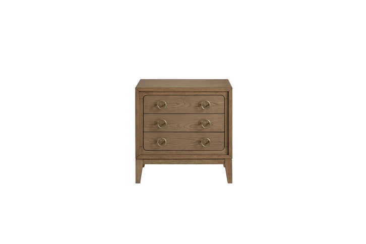 3 Drawer Nightstand With USB - Latte