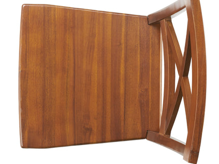 Dining Chair With X Shaped Back (Set of 2)