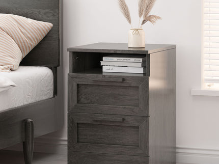 Broxon - Rustic Drawer Nightstand