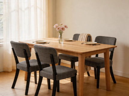 Contemporary Armless Dining Chairs (Set of 2)