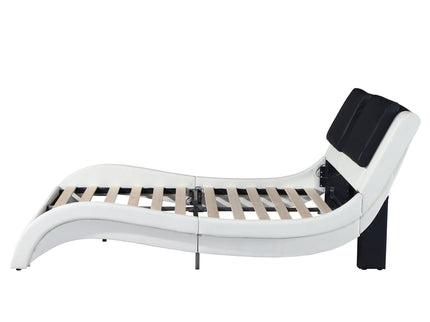 Platform Bed Frame With LED Lighting, tooth Music, Vibration Massage