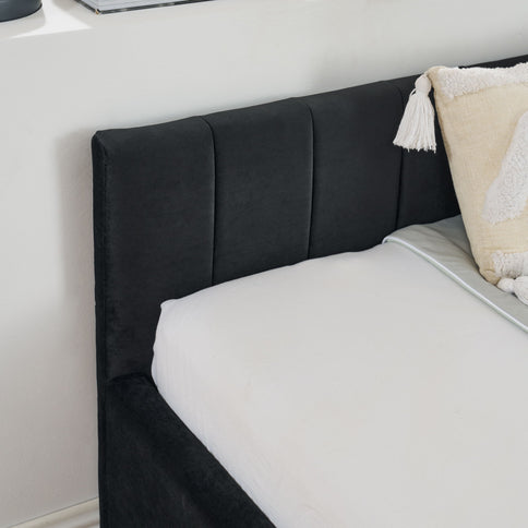 Upholstered Tufted Daybed Frame With Storage Drawers
