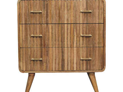 T Bar Ridged Chest - Brown