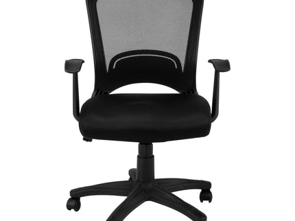 Office Chair, Adjustable Height, Swivel, Ergonomic, Armrests, Mesh - Black
