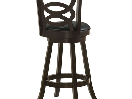 Swivel Bar Stool (Set of 2) - Black