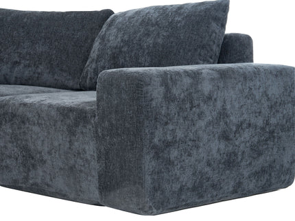 Modular Cloud Sectional Sofa Set, U-Shaped Upholstered Couch With Deep Seat