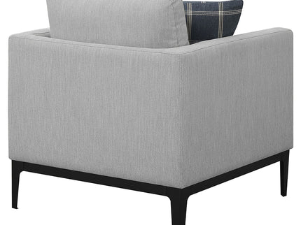 Saba - Upholstered Chair With Reversible Cushions - Gray