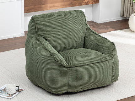 Comfy Bean Bag Chair With Filler, Fluffy And Cozy Seating
