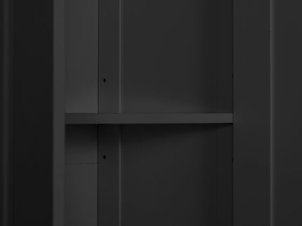 Storage Cabinet With Adjustable Shelves, 2 Doors, Rectangle Design For Bathroom