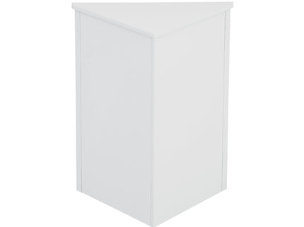 Triangle Bathroom Storage Cabinet With Adjustable Shelves, Freestanding Floor Cabinet For Home Kitchen
