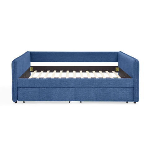 Upholstered Daybed & 2 Drawers