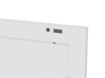Tall Narrow Bathroom Cabinet With 5-Tier Storage, Adjustable Shelves, Freestanding - White
