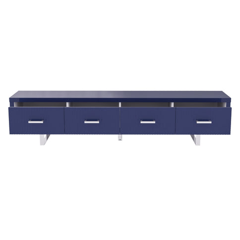 TV Stand With Slatted Drawers