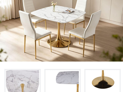 Modern Square Tulip Dining Table