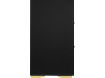 Lexie - 6 Drawer Rectangular Dresser - Black