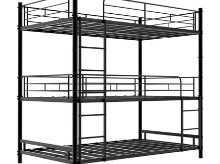 Triple Frame Bed With Built In Ladder
