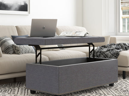 Hamilton - Upholstered Lift Top Rectangular Storage Ottoman