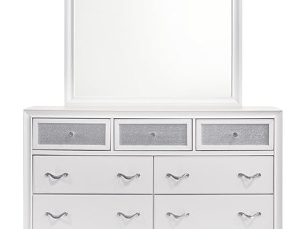Randall - 7 Drawer Dresser With Mirror - White