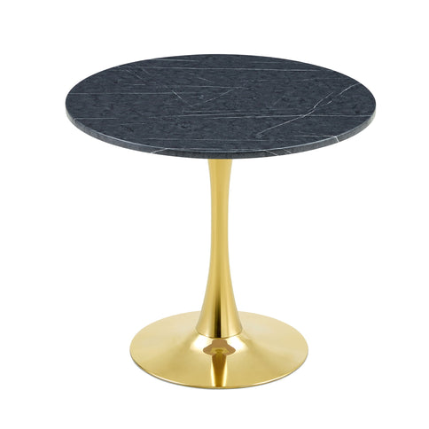 Round Dining Table & Thickened Top For Kitchen