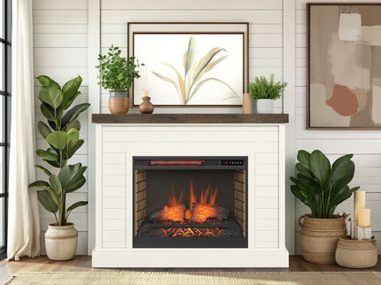 48" Fireplace With Mantel