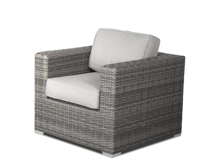 Wicker Sectional Seating Group With Cushions